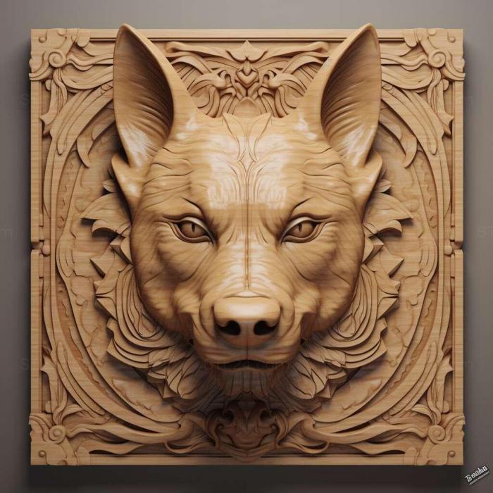 Nature and animals (st Kuvas dog 1, NATURE_4545) 3D models for cnc